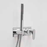 Смеситель встроенный 5877 WasserKraft Dinkel 5800, Хром, С ВНУТРЕННЕЙ ЧАСТЬЮ, С ДУШЕВЫМ НАБОРОМ