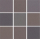 Мозаика 4101383 41zero42 Peperino Storm Net Raw 100x100 мм 30x30