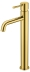 Смеситель для раковины высокий 462-G Boheme Uno Gold, Золото, БЕЗ ДОННОГО КЛАПАНА