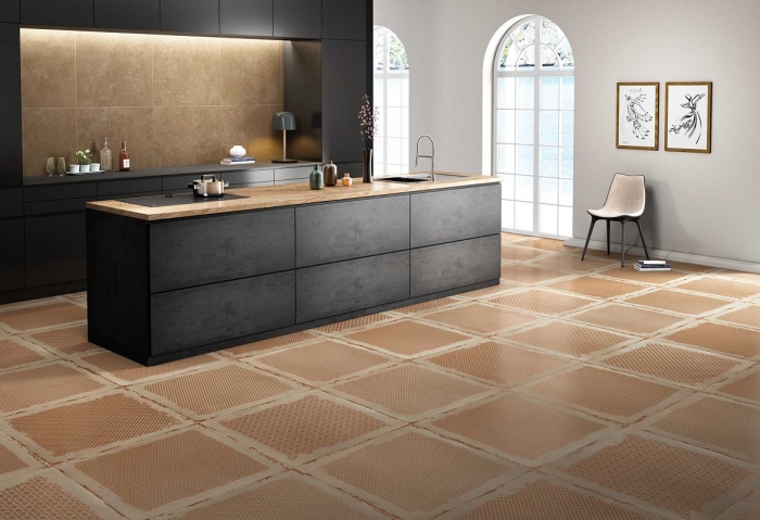 Керамогранит Infinity Ceramica Galactic Copper Carving 60x60