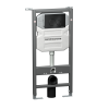 Инсталляция для унитазов CN1001B Ceramica Nova Envision, с кнопкой смыва Round, цвет чёрный матовый