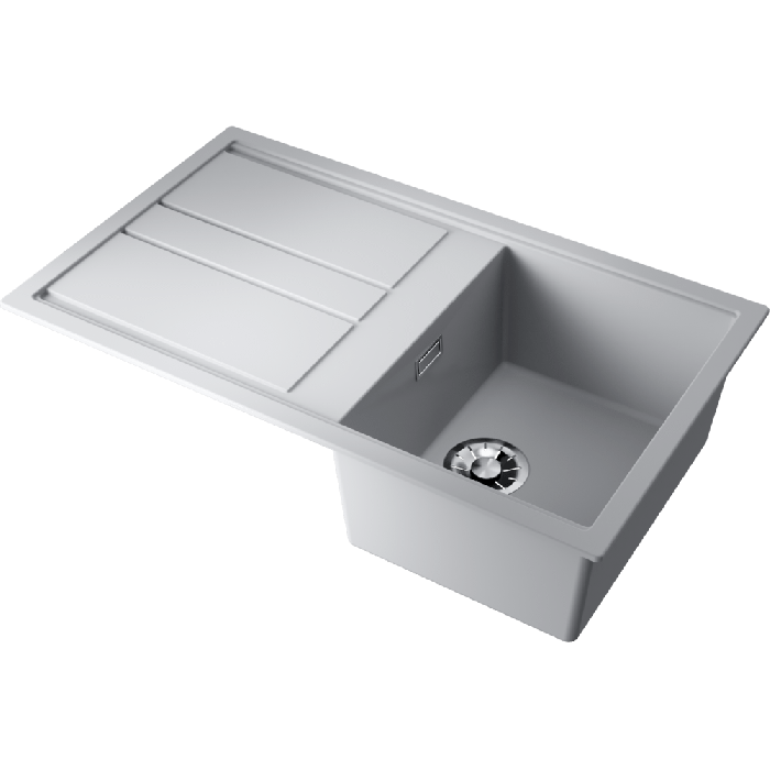 Кухонная мойка из камня Artceramic 4993493 Omoikiri Kitagawa 86 WH, Белый