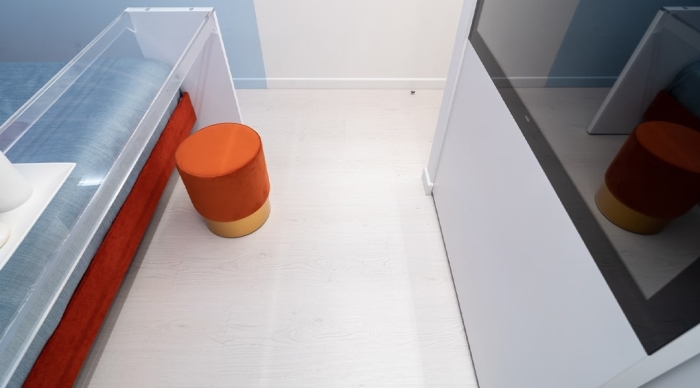 Клеевой пробковый пол Corkstyle Wood Oak Polar White