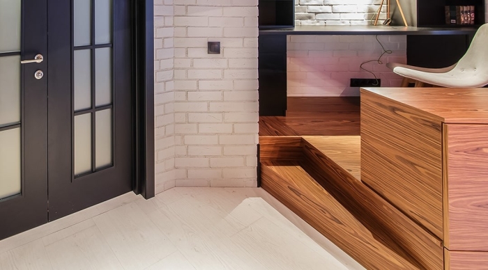 Клеевой пробковый пол Corkstyle Wood Oak Polar White