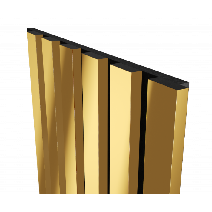 Панель акустическая Cosca Decor 00-00079655 Золото желтое 3м., КОМПЛЕКТ ИЗ 2ШТ
