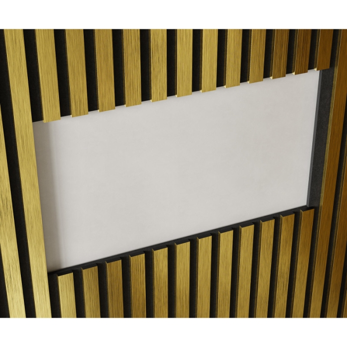 Панель акустическая Cosca Decor 00-00079651 Золото матовое 3м., КОМПЛЕКТ ИЗ 2ШТ