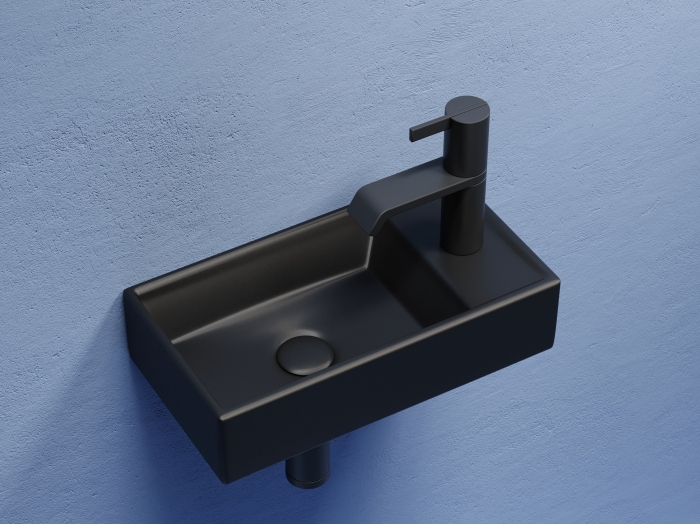 Раковина подвесная CN6051LMB Ceramica Nova Element, Черный Матовый