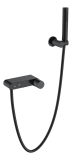 Смеситель для ванны 123-BB Boheme Stick Black, Черный, С РУЧКОЙ DIAMOND, С ДУШЕВЫМ НАБОРОМ