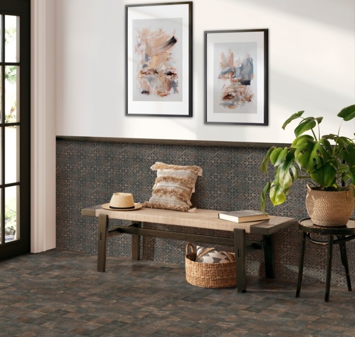 Керамогранит Nanda Tiles Terra Lava Grey 11,5x11,5