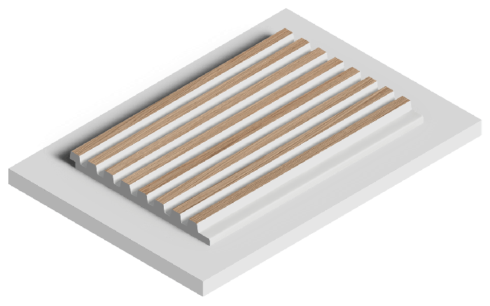 Панель под дерево Hiwood LV129 BR417N 2.7м.