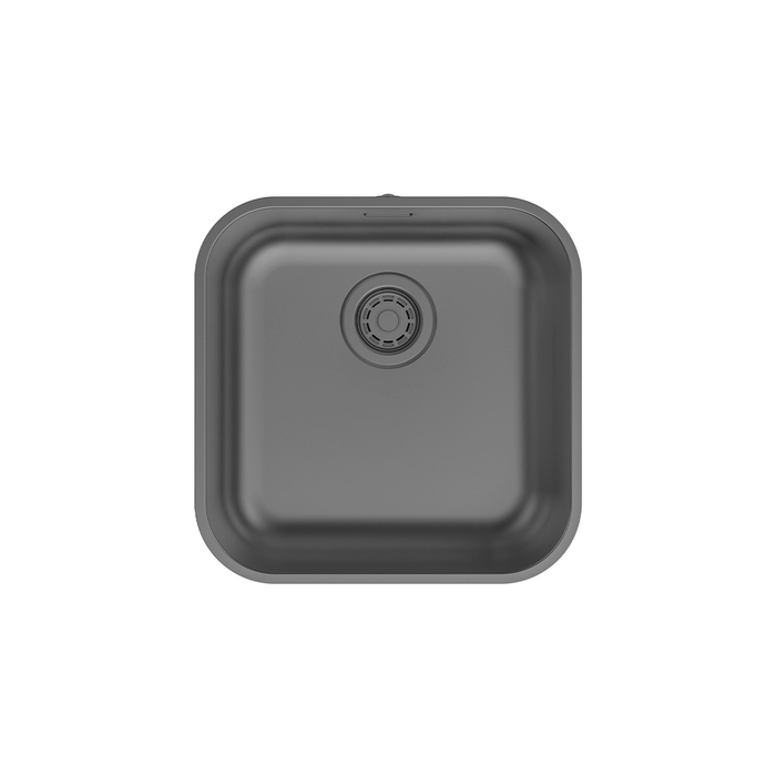 Кухонная мойка 45x42 MAT44GMi77 IDDIS Haze, Графит Матовый, С СИФОНОМ