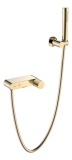 Смеситель для ванны 123-GG.2 Boheme Stick Gold, Золото, С РУЧКОЙ TOUCH, С ДУШЕВЫМ НАБОРОМ