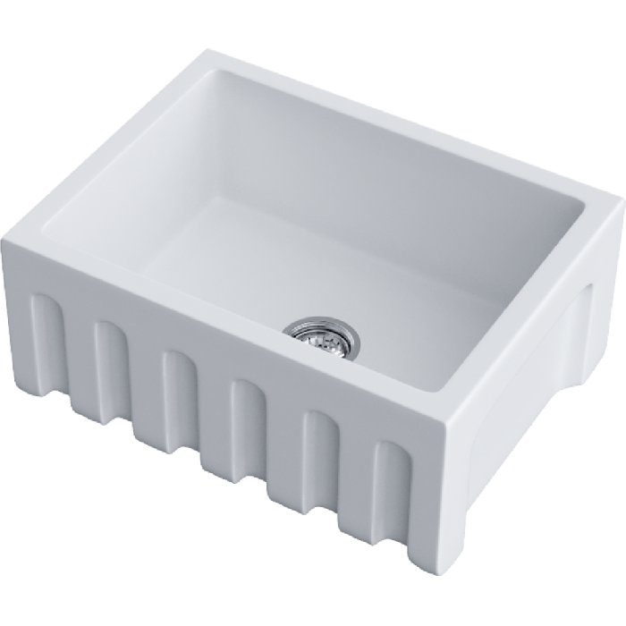 Кухонная мойка из материала Natceramic 4997068 Omoikiri Mikura 61 WH, Белый