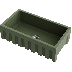 Кухонная мойка из материала Natceramic 4997082 Omoikiri Mikura 83 OL, Olive