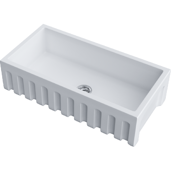 Кухонная мойка из материала Natceramic 4997086 Omoikiri Mikura 91 WH, Белый
