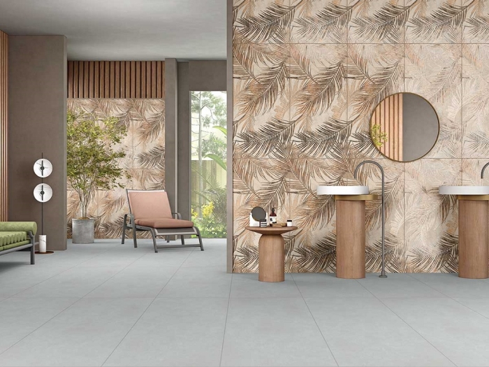 Керамогранит Infinity Ceramica Muscatel Avorio Leaf Sleek 60x120