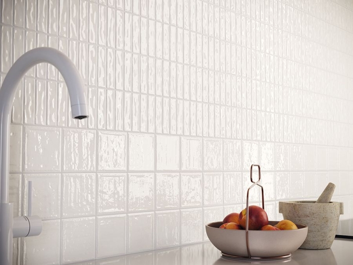 Настенная плитка Absolute Noa White 20x20