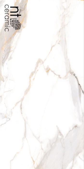 Керамогранит NT Ceramic Bright and Shiny Calacatta Light Grey Mat 60x120