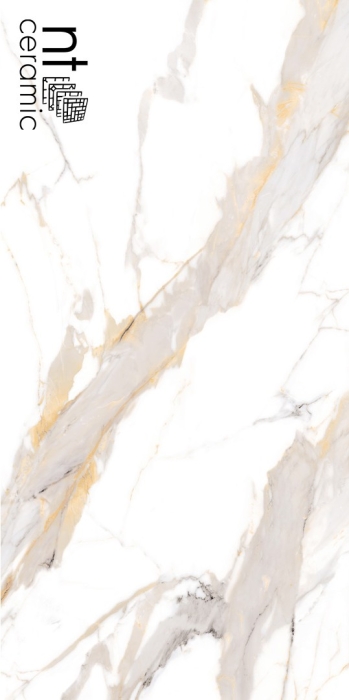 Керамогранит NT Ceramic Bright and Shiny Calacatta Light Grey Mat 60x120