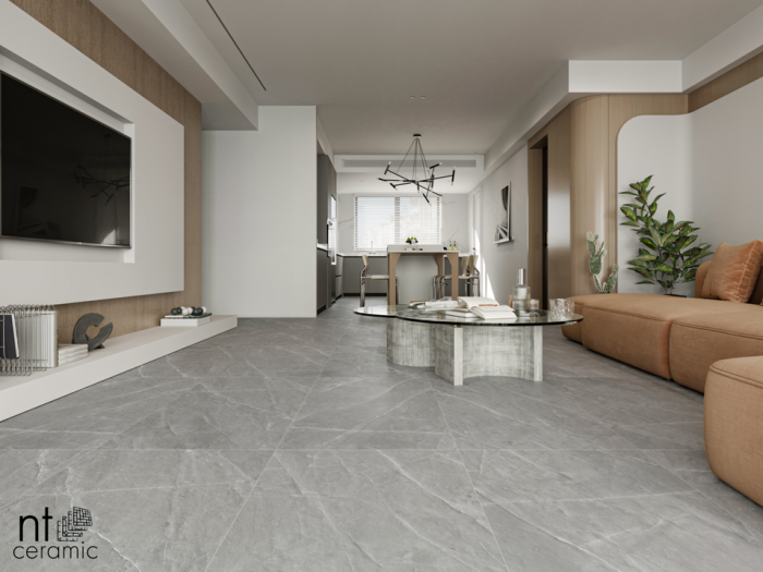 Керамогранит NT Ceramic Granite Limestone Grey Structura 60x120