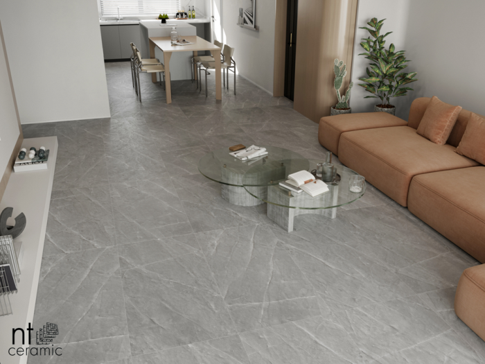Керамогранит NT Ceramic Granite Limestone Grey Structura 60x120