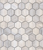 Мозаика LeeDo Pietrine Hexagonal Nuvola Rosato Pol Hex (2,3x4) 29,2x28,9