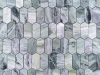 Мозаика LeeDo Pietrine Hexagonal Onice Verde Oliva Pol Long Hex (3,8x8,6) 27,8x30,4
