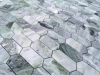 Мозаика LeeDo Pietrine Hexagonal Onice Verde Oliva Pol Long Hex (3,8x8,6) 27,8x30,4