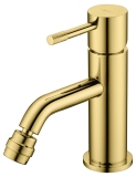 Смеситель для биде 466-G Boheme Uno Gold, Золото, БЕЗ ДОННОГО КЛАПАНА