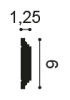 Молдинг Orac Decor MEDAILLON P9905 2м.