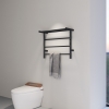 Полотенцесушитель 60x50 электрический AH4614MB Abber Standard, Черный матовый, С ПОЛКОЙ