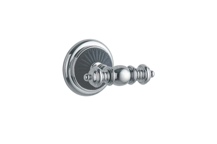 Крючок двойной 10186 Boheme Vogue Chrome, Хром