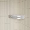 Полка угловая SHE11SPi44 IDDIS Optima Home, Хром