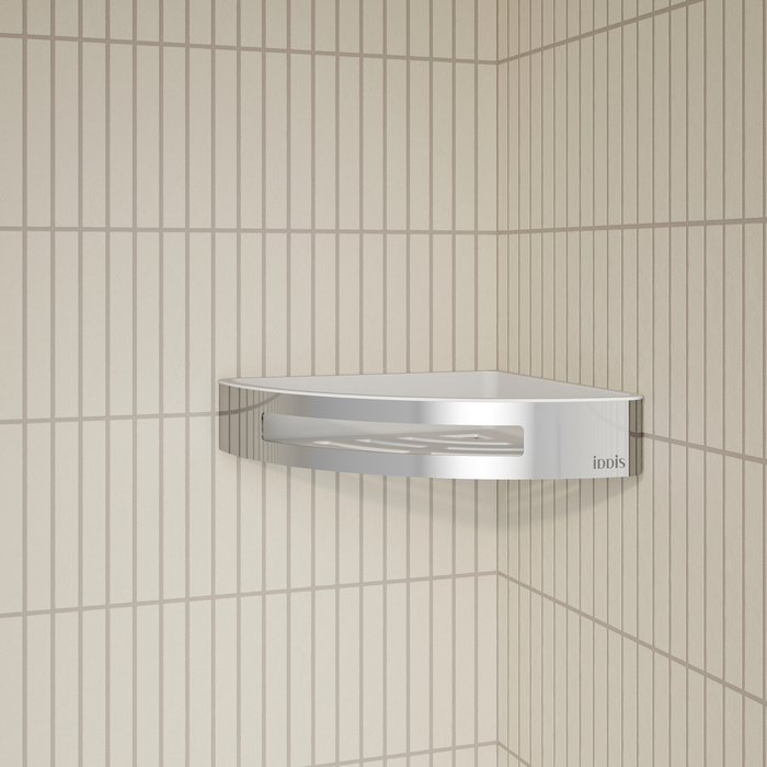 Полка угловая SHE11SPi44 IDDIS Optima Home, Хром