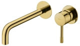 Смеситель для раковины встраиваемый 465-G Boheme Uno Gold, Золото, С ВНУТРЕННЕЙ ЧАСТЬЮ