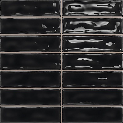Настенная плитка Absolute Sticks Black 20x20