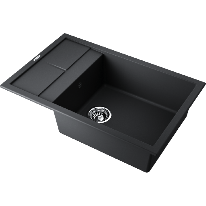 Кухонная мойка из камня Tetogranit 4993719 Omoikiri Sumi 78-LB BL, Черный