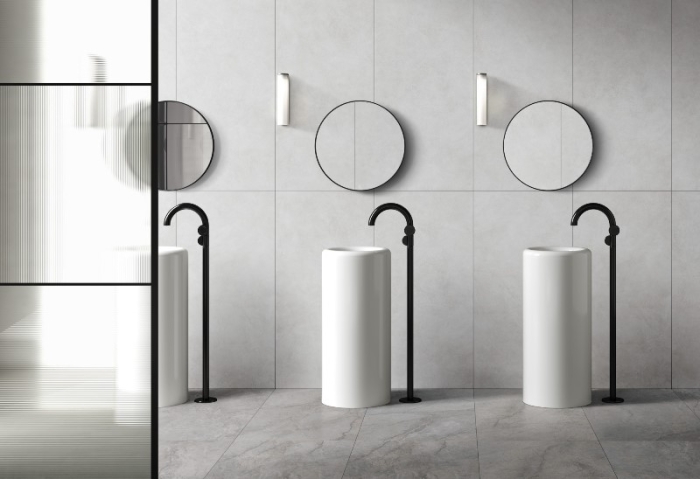 Керамогранит Vitra MicroCement Светло-серый Мат 60x120