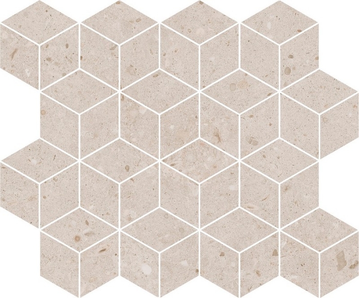 Мозаика Kerama Marazzi T017/14054 Риккарди  мозаичный бежевый светлый матовый 45x37.5