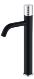 Смеситель для раковины высокий 122-BCR Boheme Stick Black/Chrome, Хром/Черный, C РУЧКОЙ DIAMOND