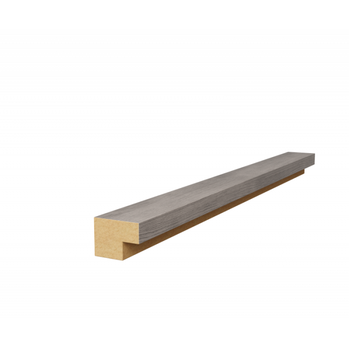 Торцевая рейка Cosca Decor 00-00076260 Дуб старинный светло-серый 2.75м.