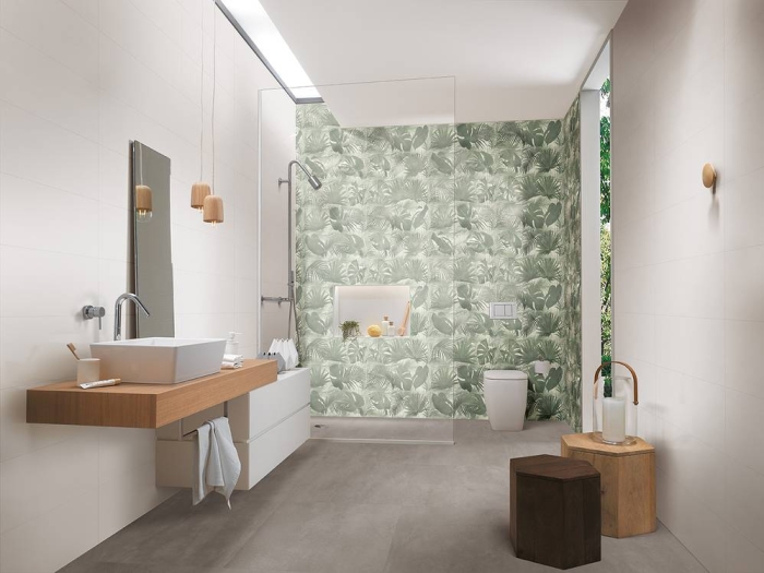 Настенная плитка Fap Ceramiche fRGJ Deco&More Tropical Green 25x75