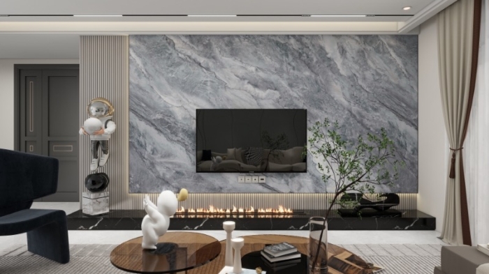 Бамбуковая панель Bonaparte Marmara Glossy Carbon 108x280 B connect