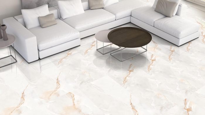 Керамогранит Azario P2040821120G Onice Bianco Glossy 60х120