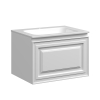 Тумба подвесная под раковину VR60W Sancos Very 590х445х406, Bianco, БЕЗ РАКОВИНЫ