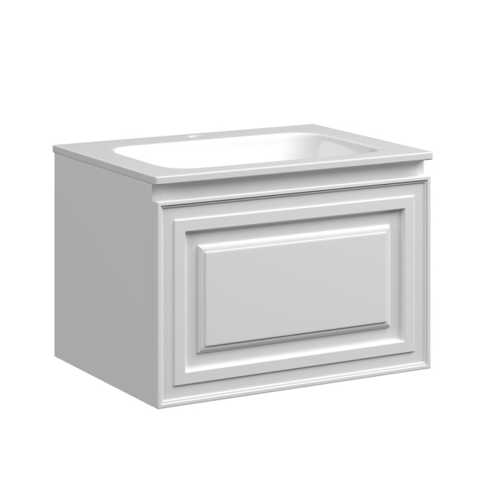 Тумба подвесная под раковину VR60W Sancos Very 590х445х406, Bianco, БЕЗ РАКОВИНЫ