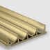 Бамбуковая рифленная панель Bonaparte Wave Gold Metal 10x280