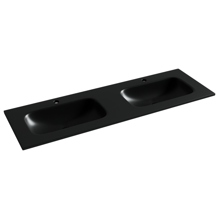 Раковина накладная мебельная CN7022MB Ceramica Nova Grace, Черный Матовый, С ОТВЕРСТИЯМИ ПОД СМЕСИТЕЛЬ