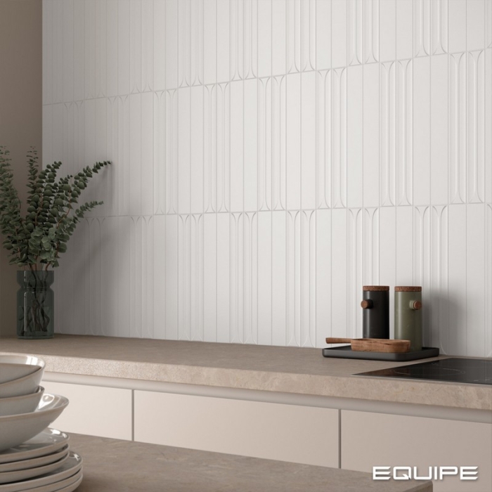 Настенная плитка Equipe 31170 Hopp Bro White 5х40