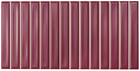 Настенная плитка WOW Sweet Bars Berry Matt 12,5x25